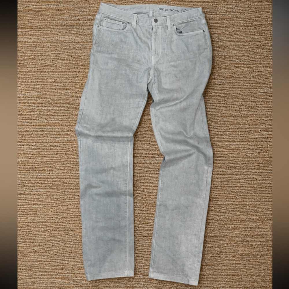 Outerknown organic SEA Drifter Tapered Jeans Mirage 32x34 - Picture 7 of 8